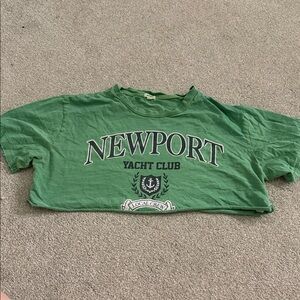 Garage green Newport shirt size small